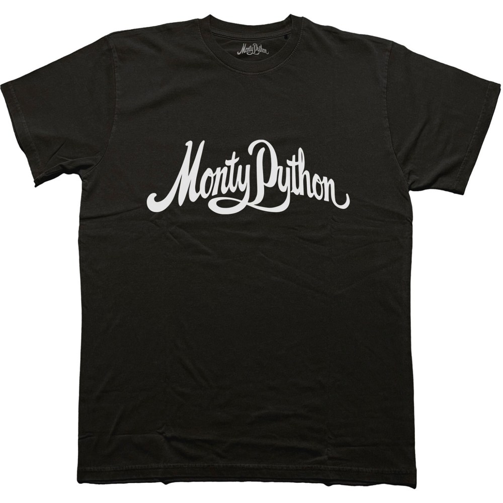 Monty Python - Logo Mono Herren TShirt - Schwarz/Weiß